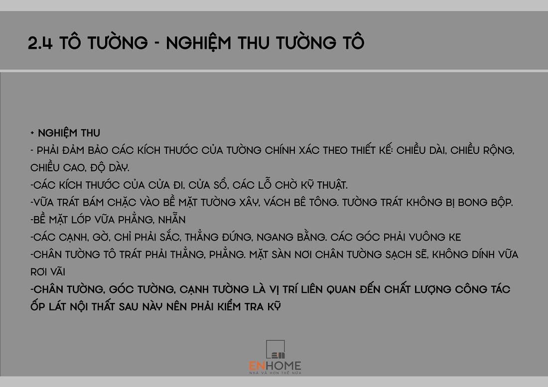 nghiệm thu tường tô 