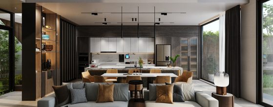 bố trí nội thất biệt thự thu hút tài lộc